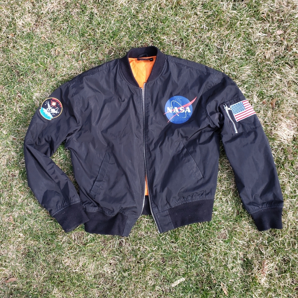 Vintage NASA Bomber Jacket • Size Medium